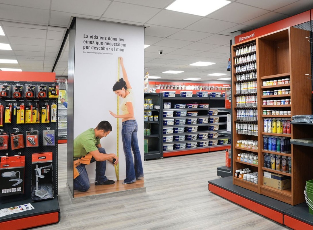 Nueva ferretería Bricofusta en Barcelona