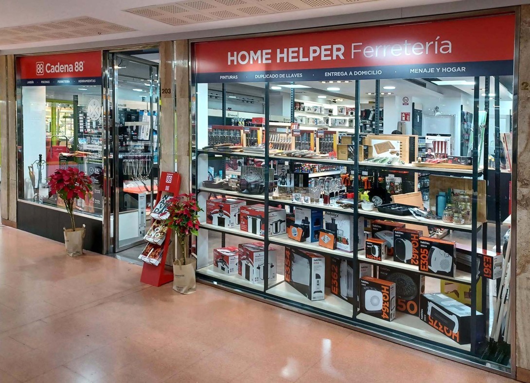 Home Helper, una ferretería integrada en un centro comercial